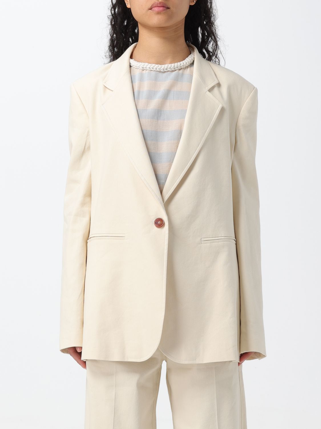 Alysi Blazer ALYSI Woman colour Beige