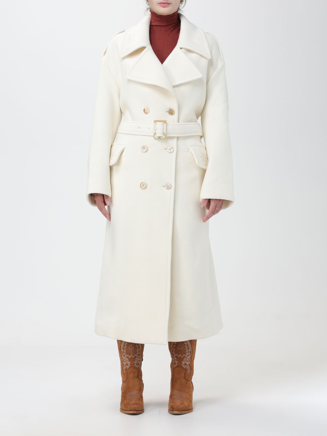 Etro Coat ETRO Woman colour White