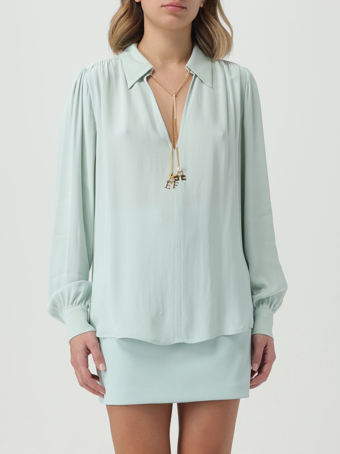 Elisabetta Franchi Top ELISABETTA FRANCHI Woman colour Water