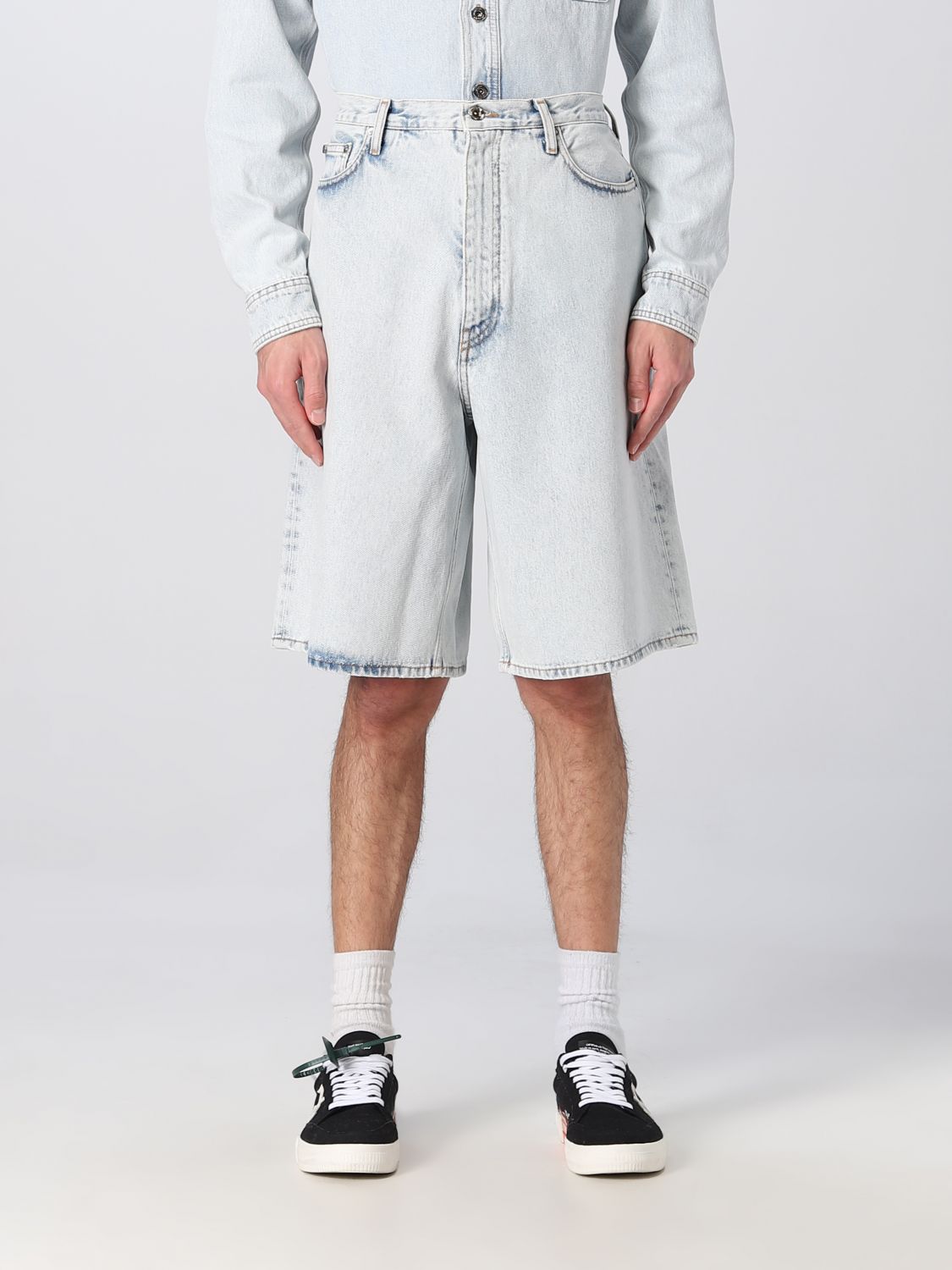 OFF-WHITE Short OFF-WHITE Men colour Blue