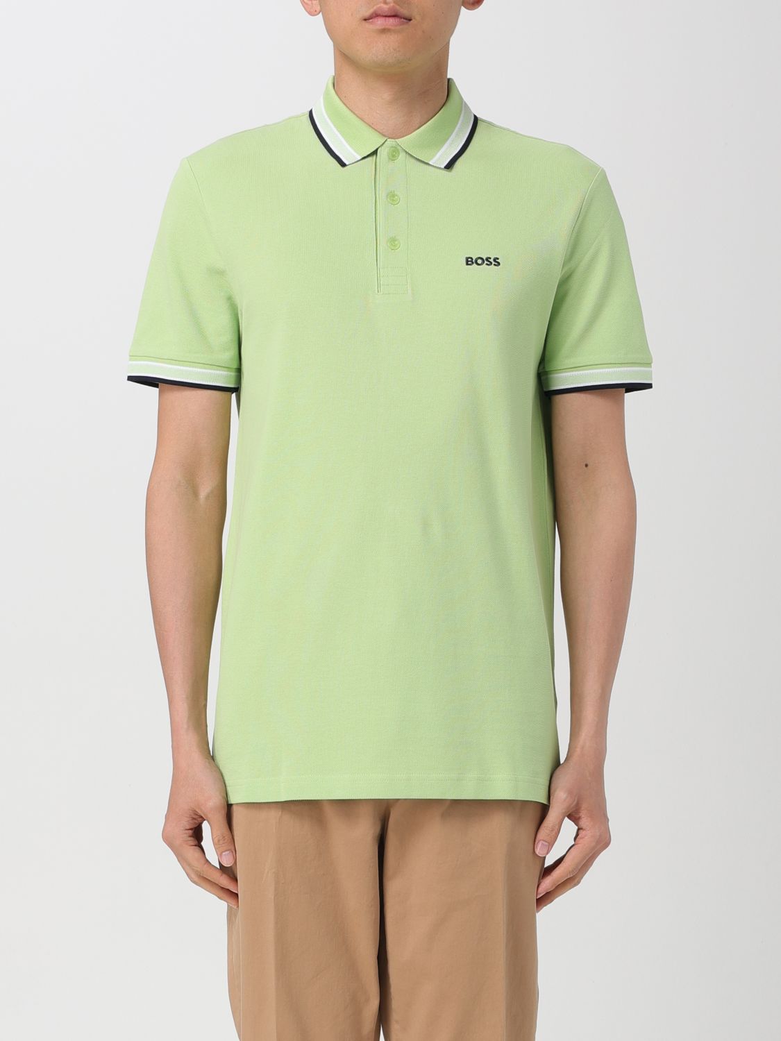 BOSS Polo Shirt BOSS Men colour Grass Green