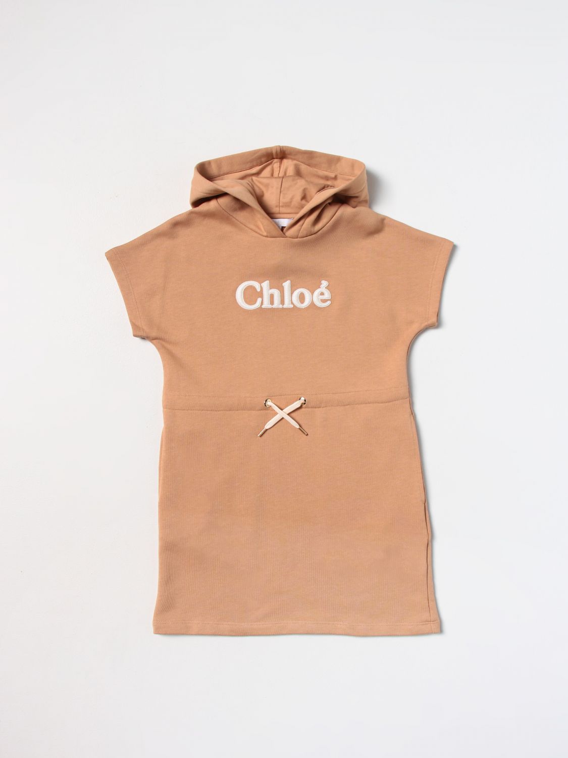 Chloé Dress CHLOÉ Kids colour Yellow Cream