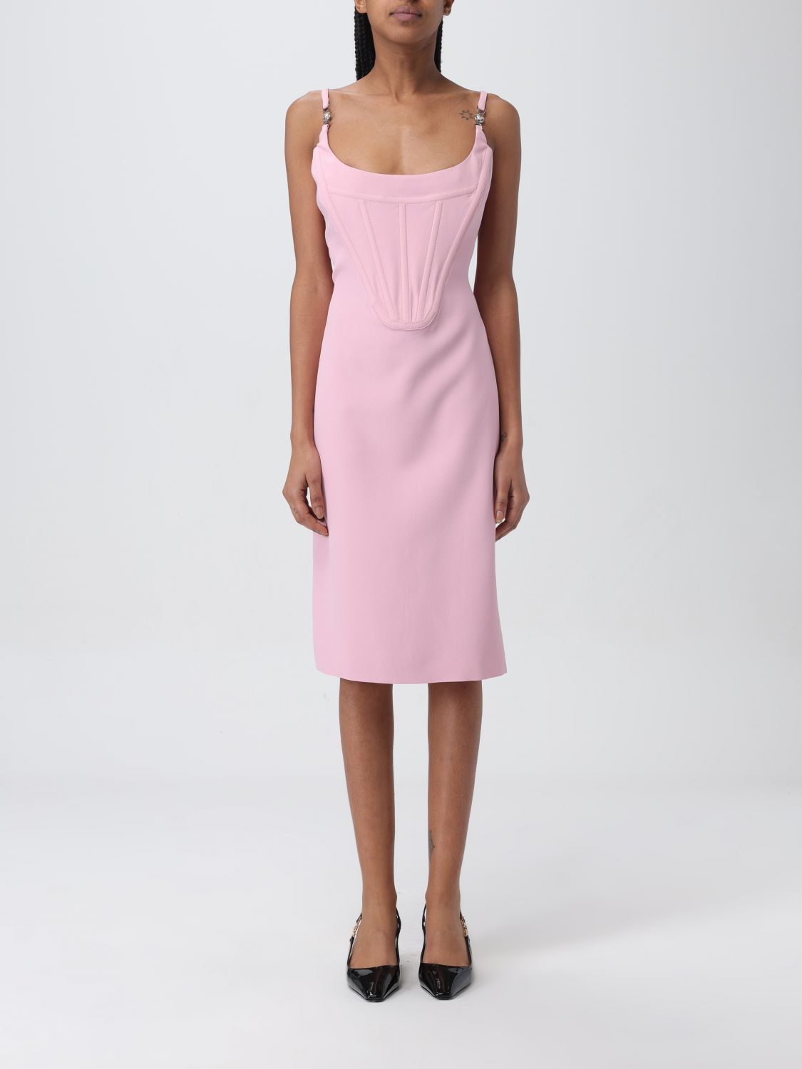 Versace Dress VERSACE Woman colour Pink