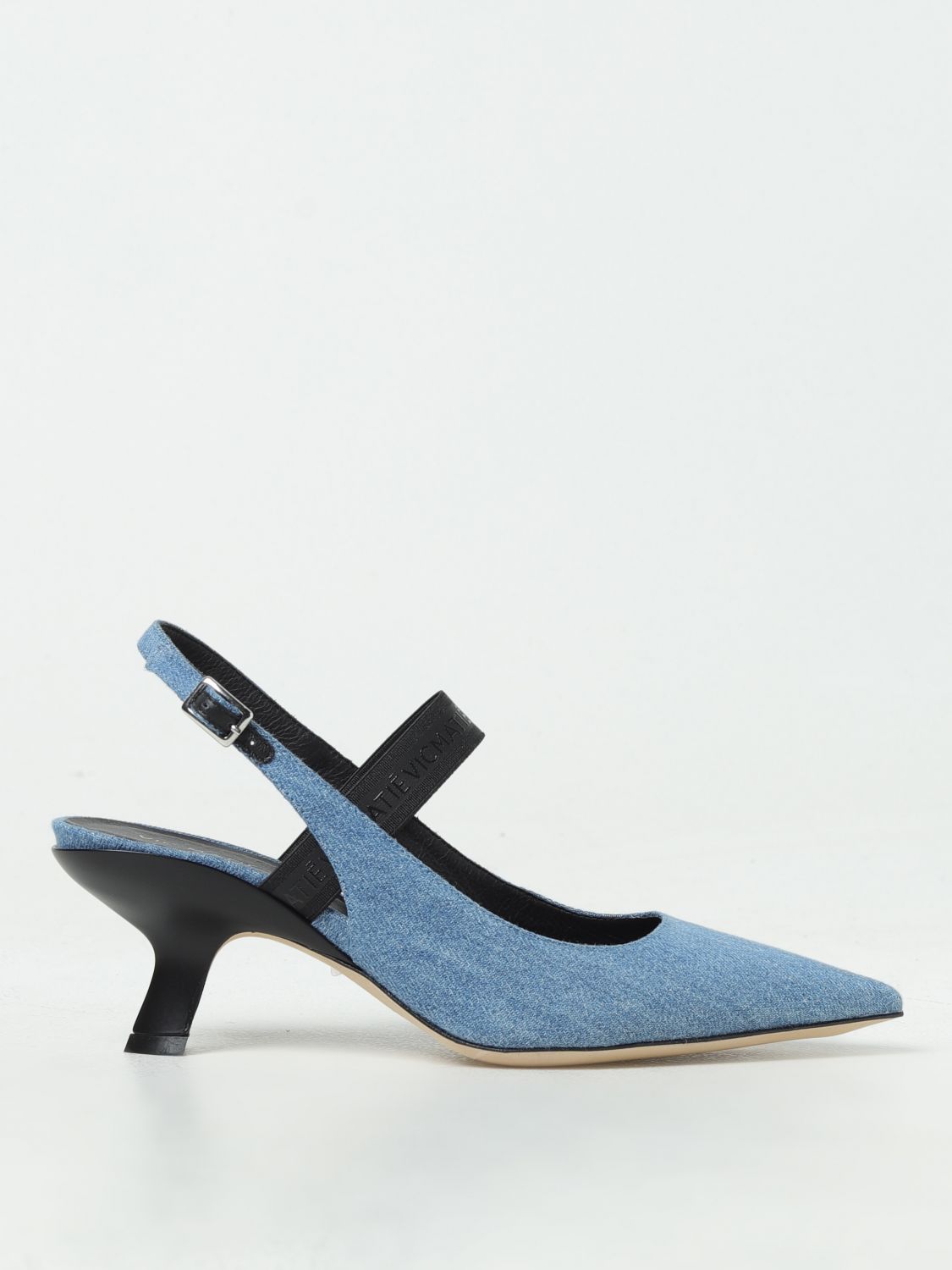 Vic Matié High Heel Shoes VIC MATIÉ Woman colour Denim