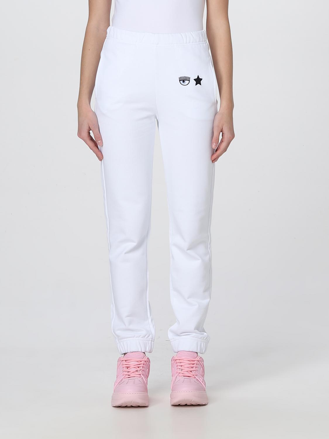 CHIARA FERRAGNI Trousers CHIARA FERRAGNI Woman colour White