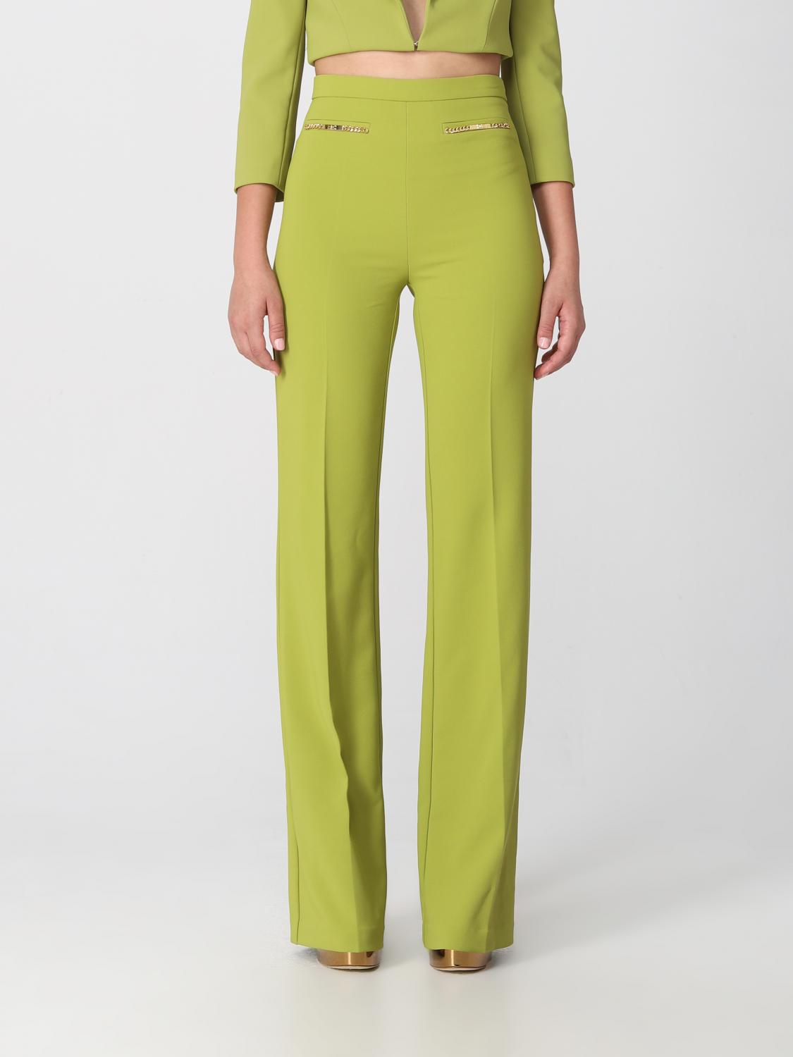 Elisabetta Franchi Trousers ELISABETTA FRANCHI Woman colour Oil