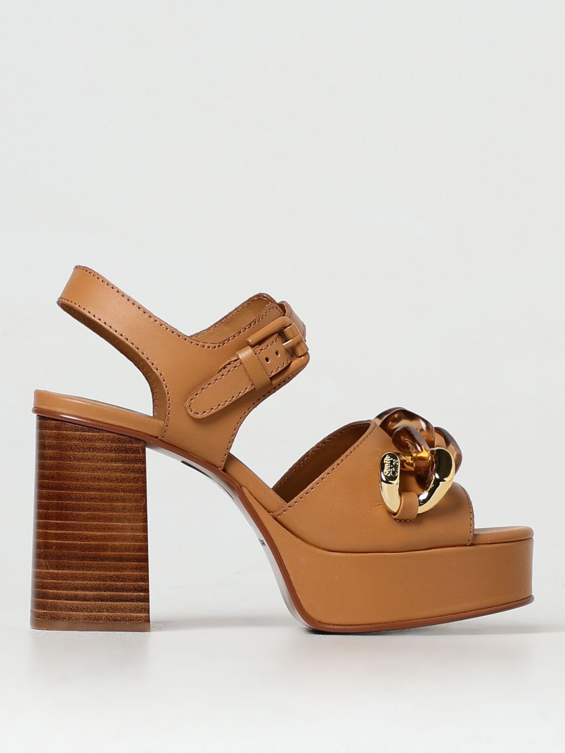 See By Chloé Heeled Sandals SEE BY CHLOÉ Woman color Brown