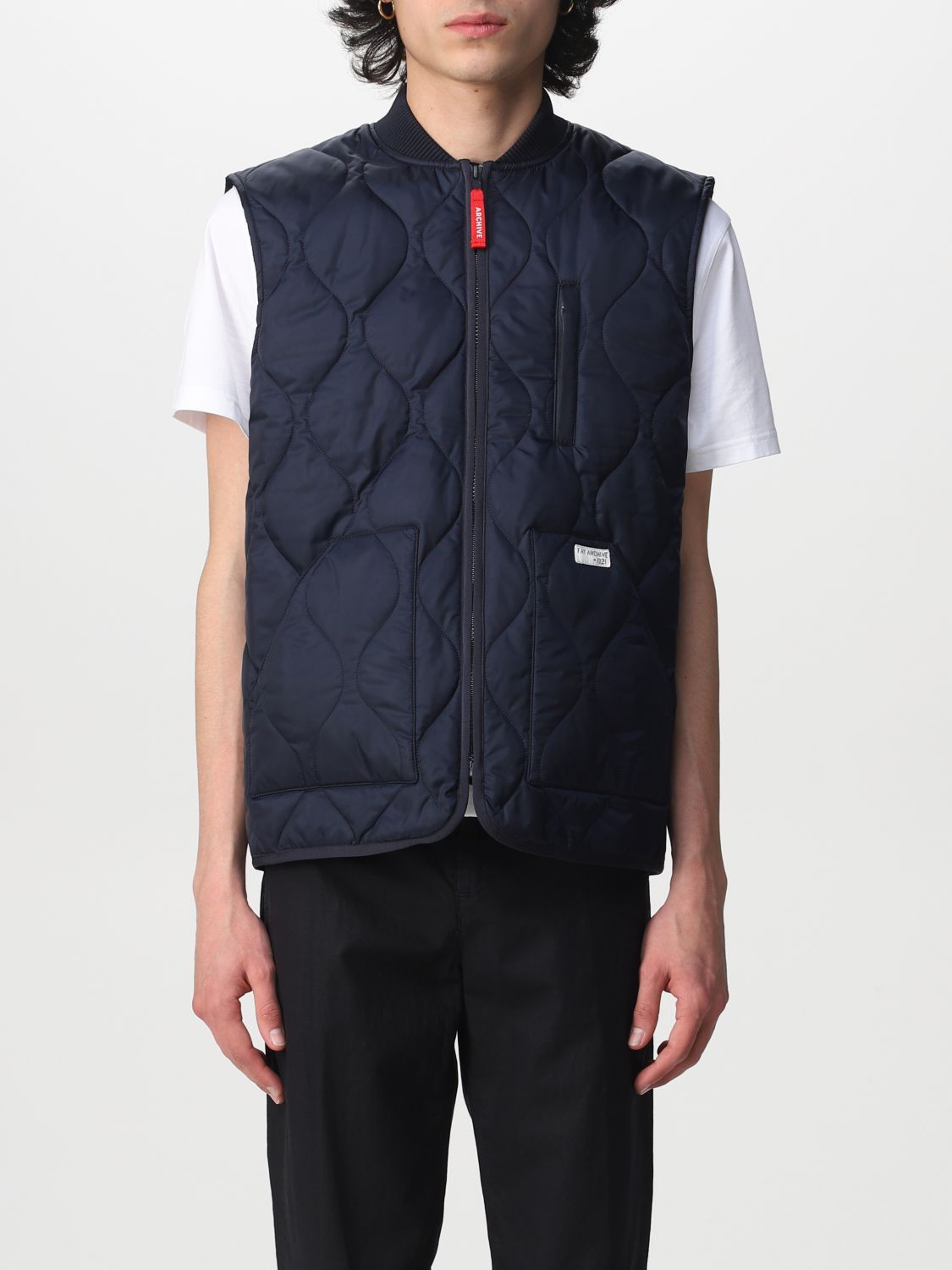 Fay Waistcoat FAY Men colour Blue