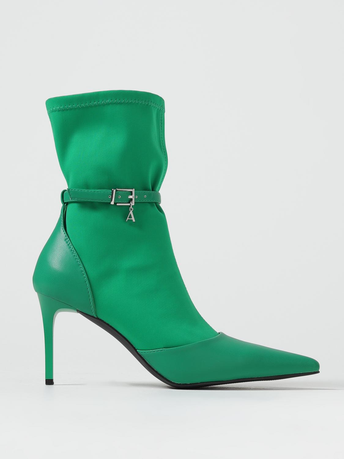 Actitude Twinset Flat Ankle Boots ACTITUDE TWINSET Woman colour Green