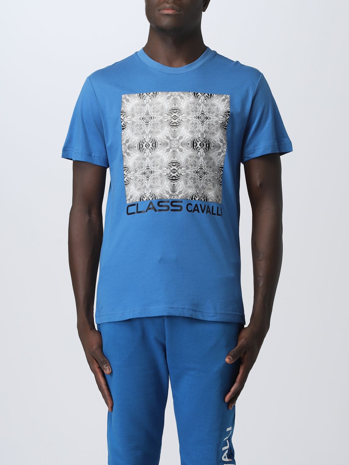 Class Roberto Cavalli T-Shirt CLASS ROBERTO CAVALLI Men colour Blue