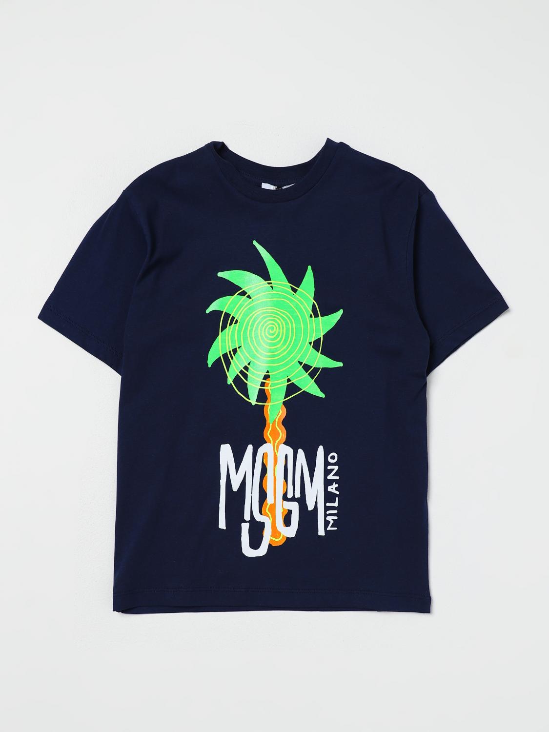 Msgm Kids T-Shirt MSGM KIDS Kids colour Blue