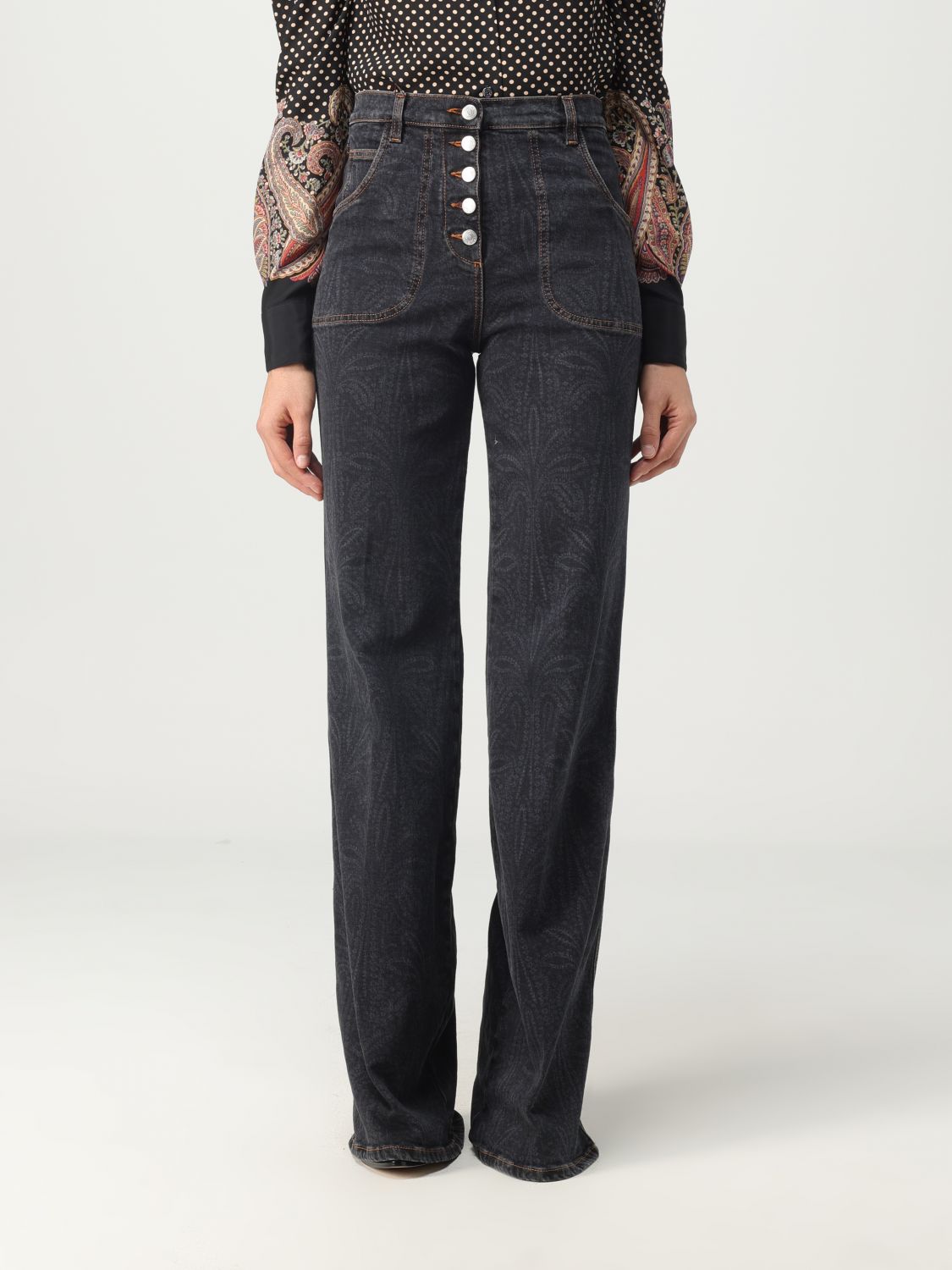 Etro Jeans ETRO Woman colour Blue