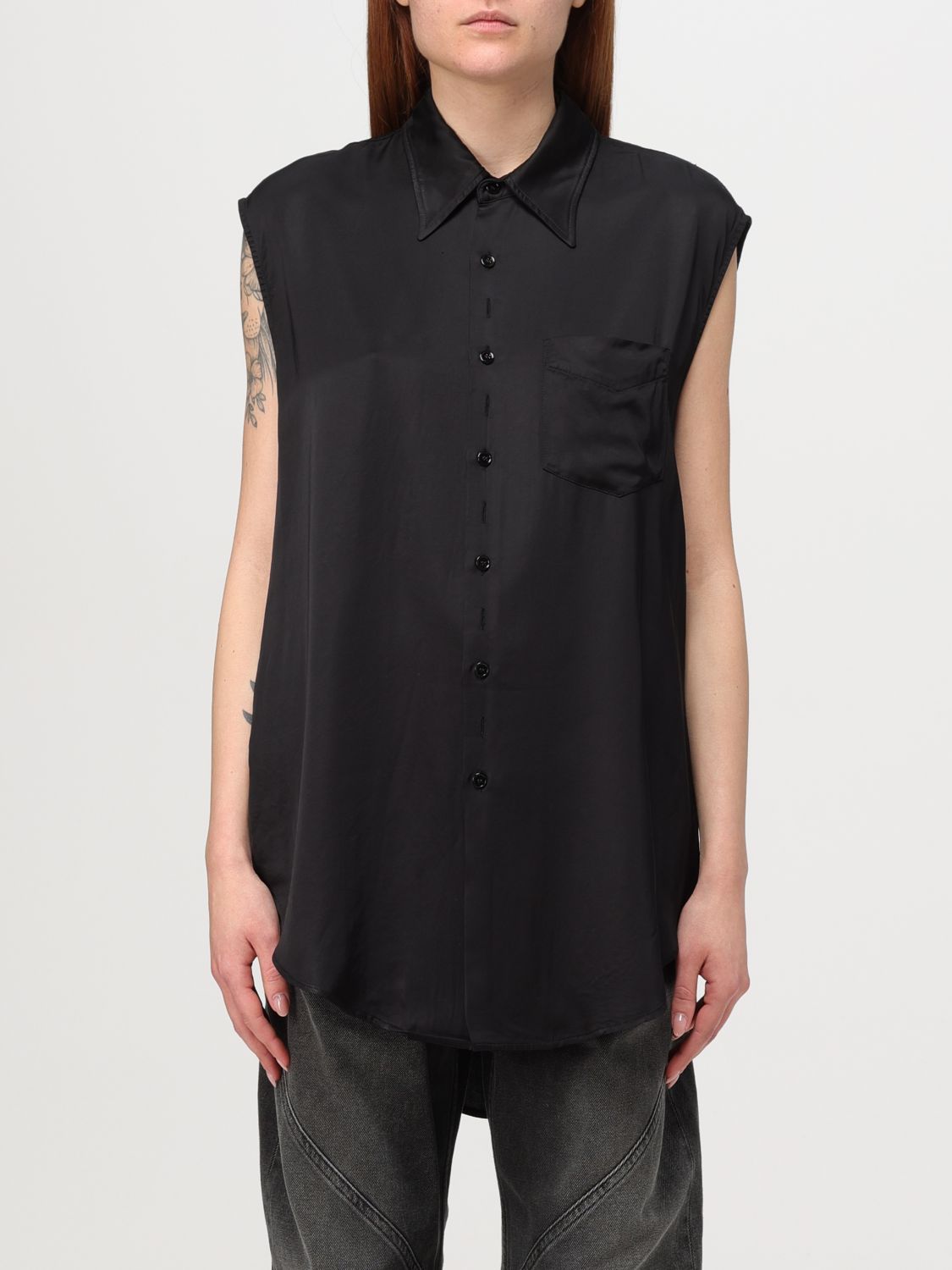 MM6 Maison Margiela Shirt MM6 MAISON MARGIELA Woman colour Black