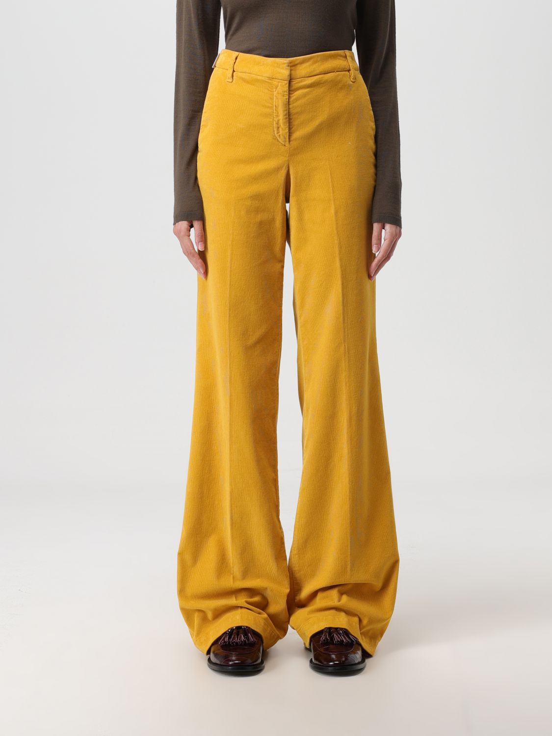 Jacob Cohën Trousers JACOB COHEN Woman colour Yellow