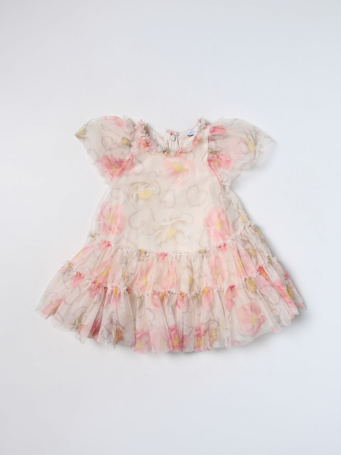 Monnalisa Dress MONNALISA Kids colour Beige