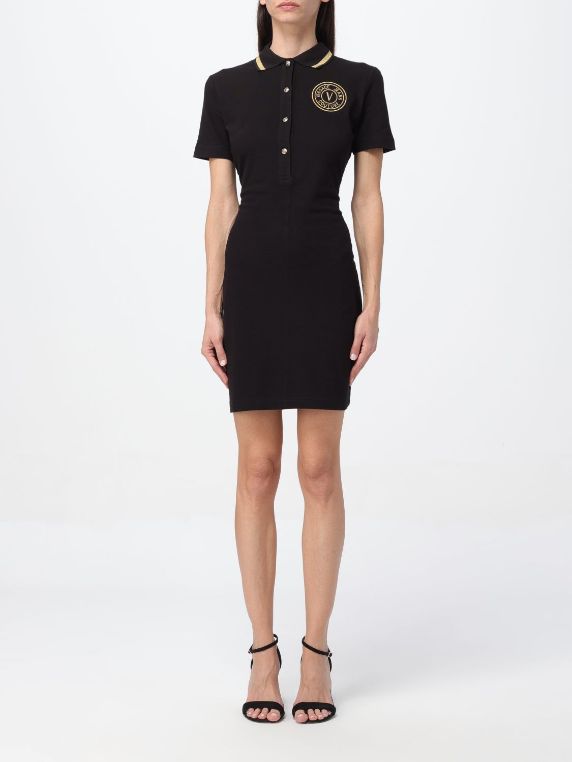 Versace Jeans Couture Dress VERSACE JEANS COUTURE Woman colour Black