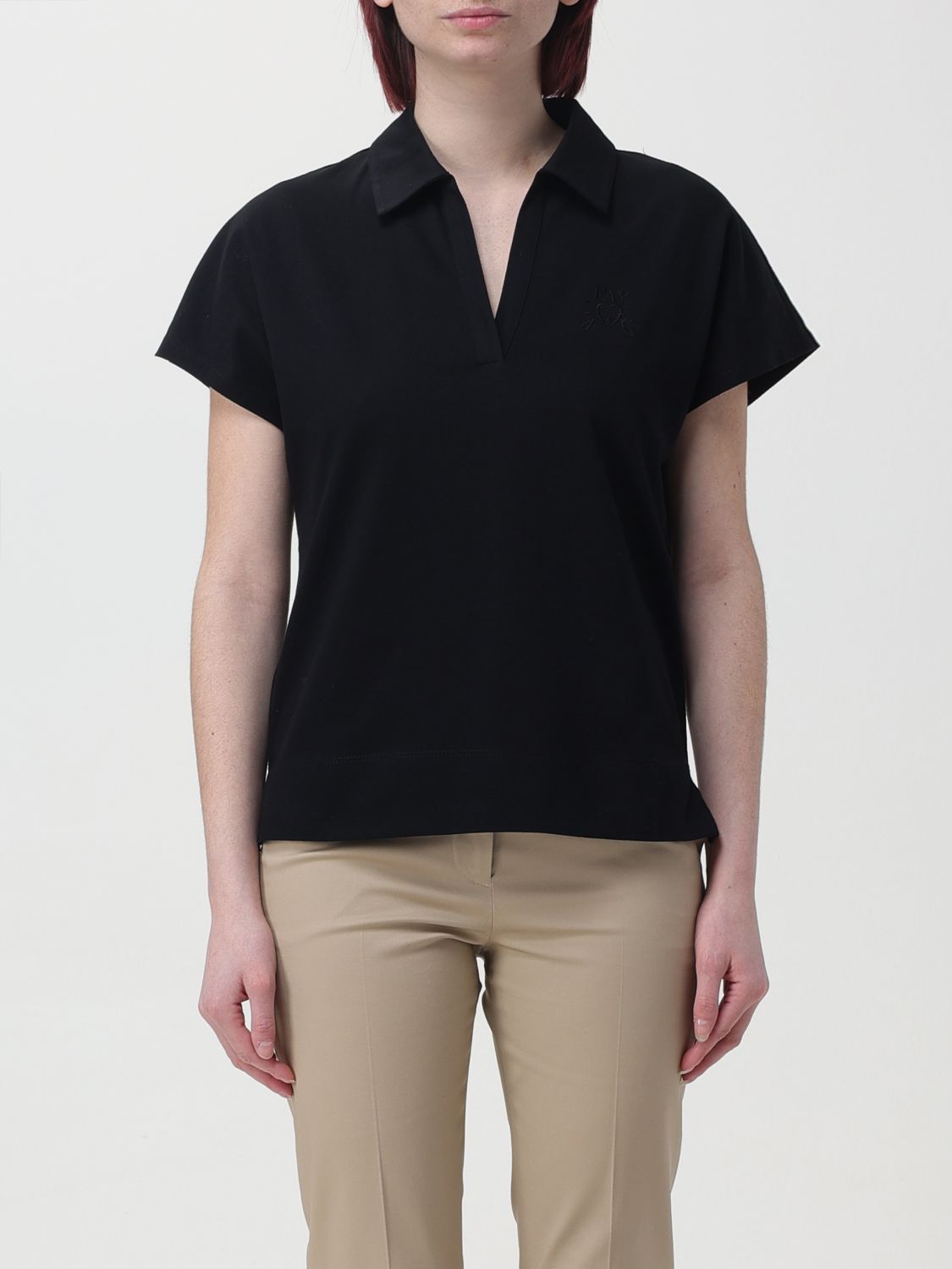 Fay Polo Shirt FAY Woman colour Black