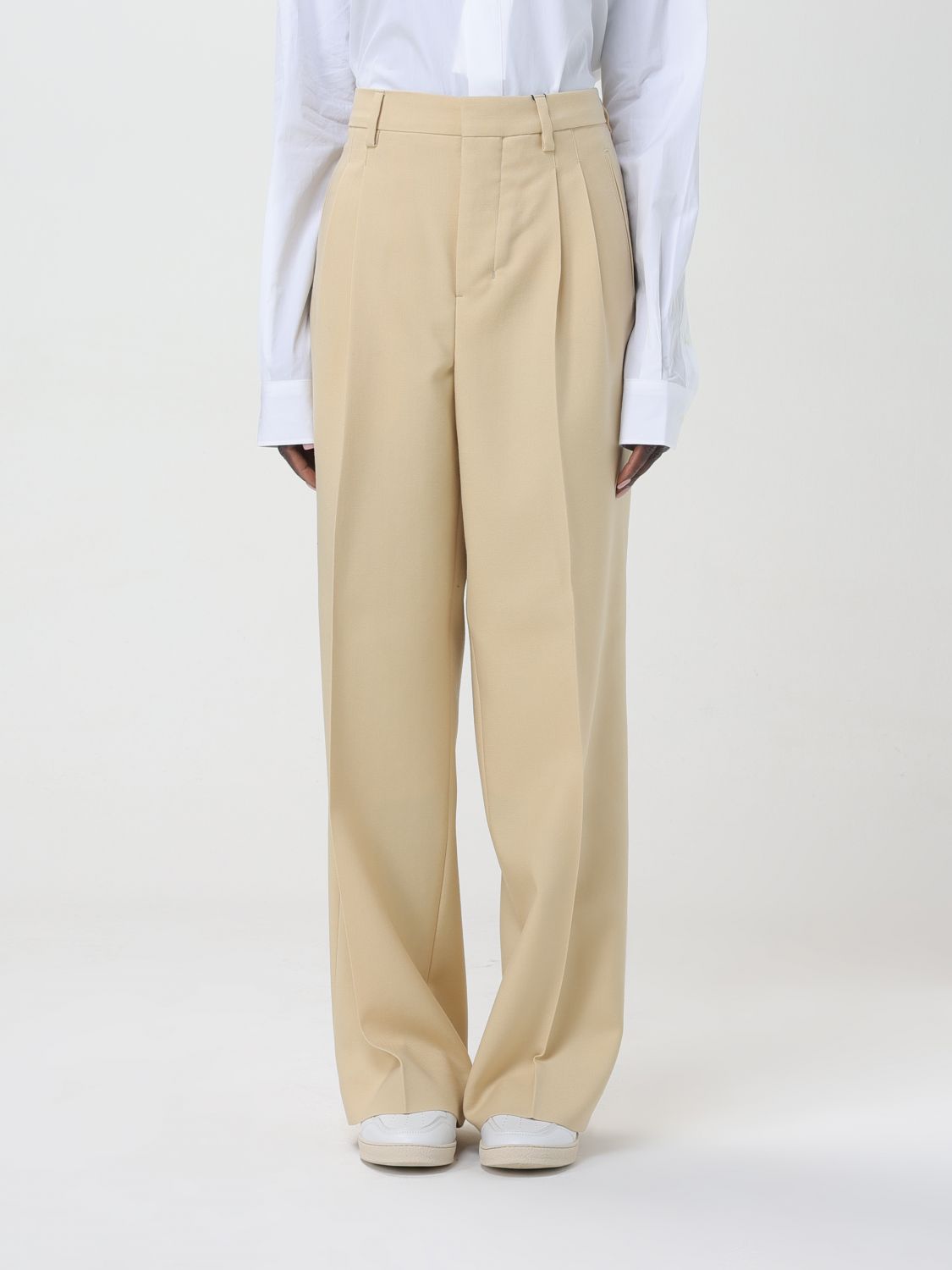 Ami Paris Trousers AMI PARIS Men colour Cream