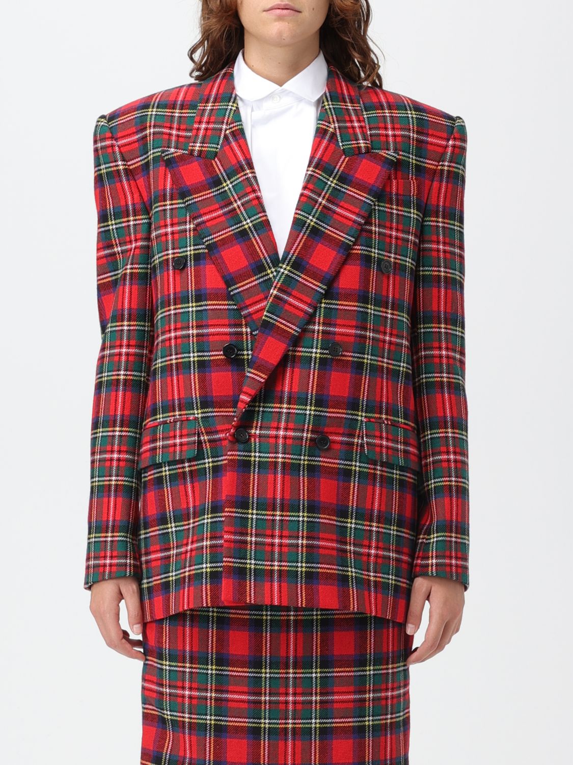 Saint Laurent Blazer SAINT LAURENT Woman colour Red