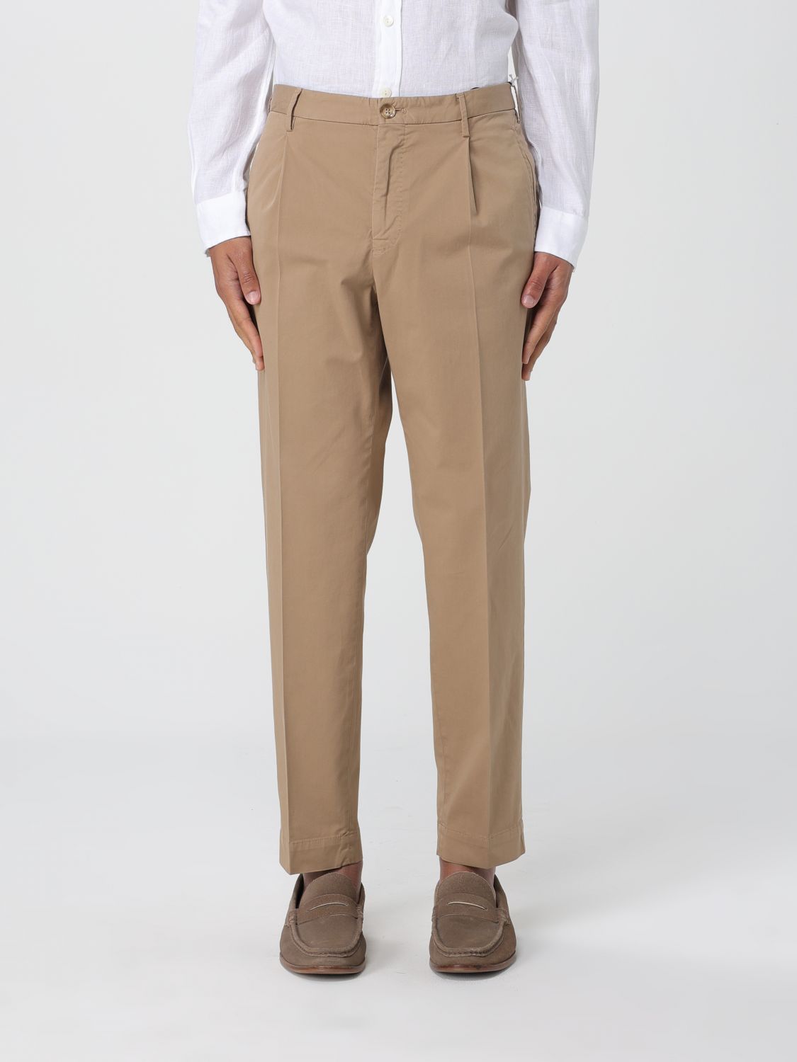 Incotex Trousers INCOTEX Men colour Beige