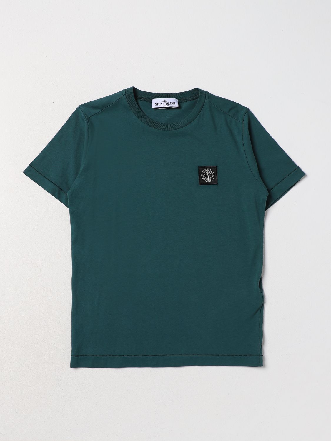 Stone Island Junior T-Shirt STONE ISLAND JUNIOR Kids colour Bottle Green