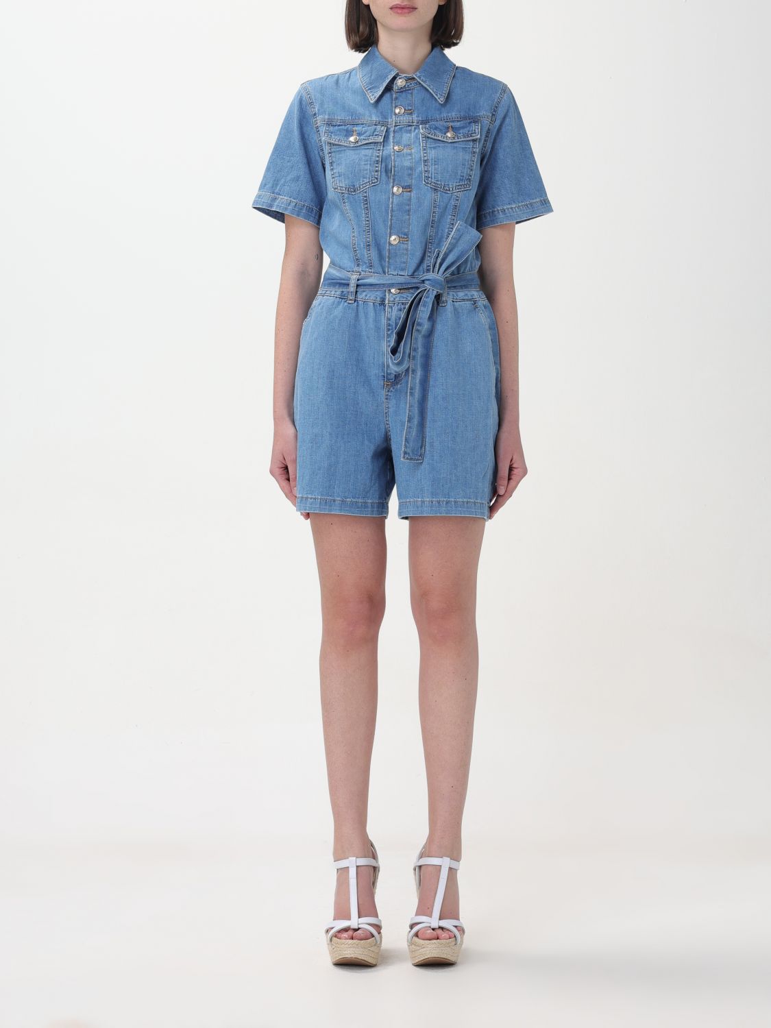 Liu Jo Jumpsuits LIU JO Woman colour Denim