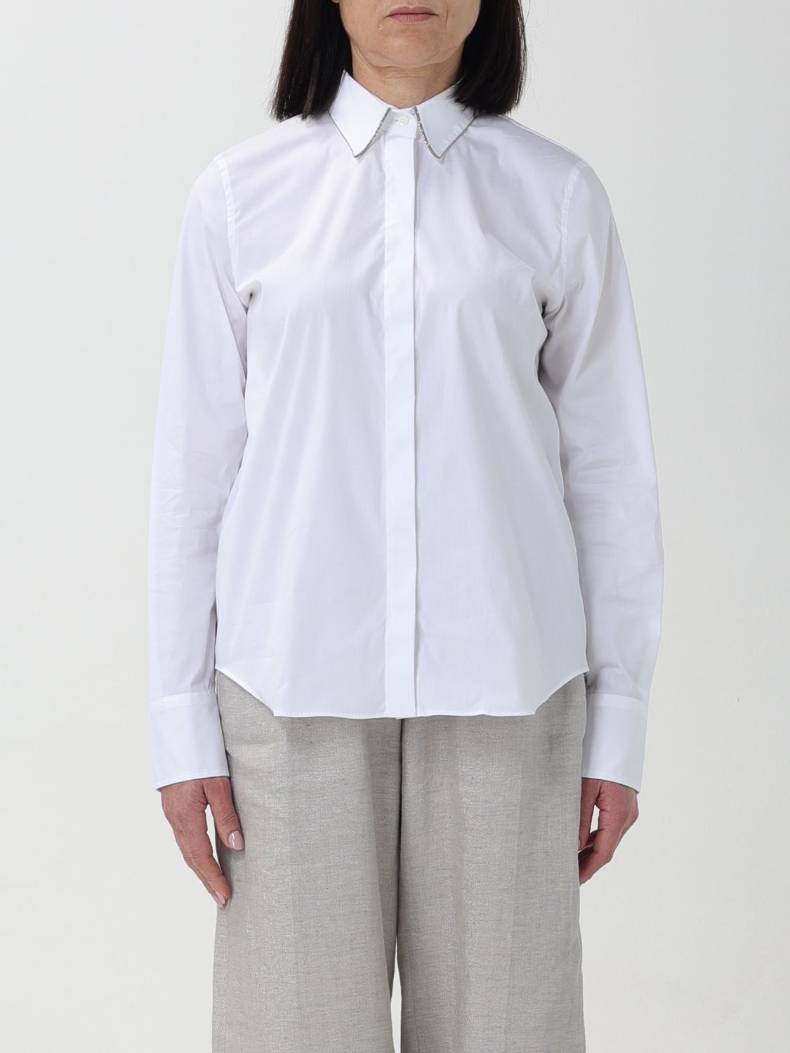 Brunello Cucinelli Shirt BRUNELLO CUCINELLI Woman colour White