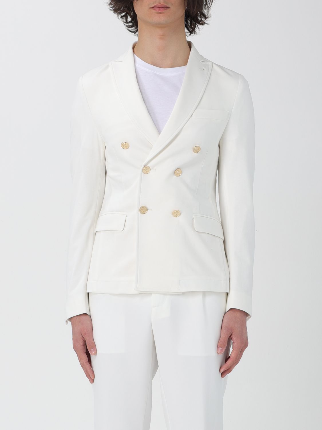 Daniele Alessandrini Blazer DANIELE ALESSANDRINI Men colour Cream