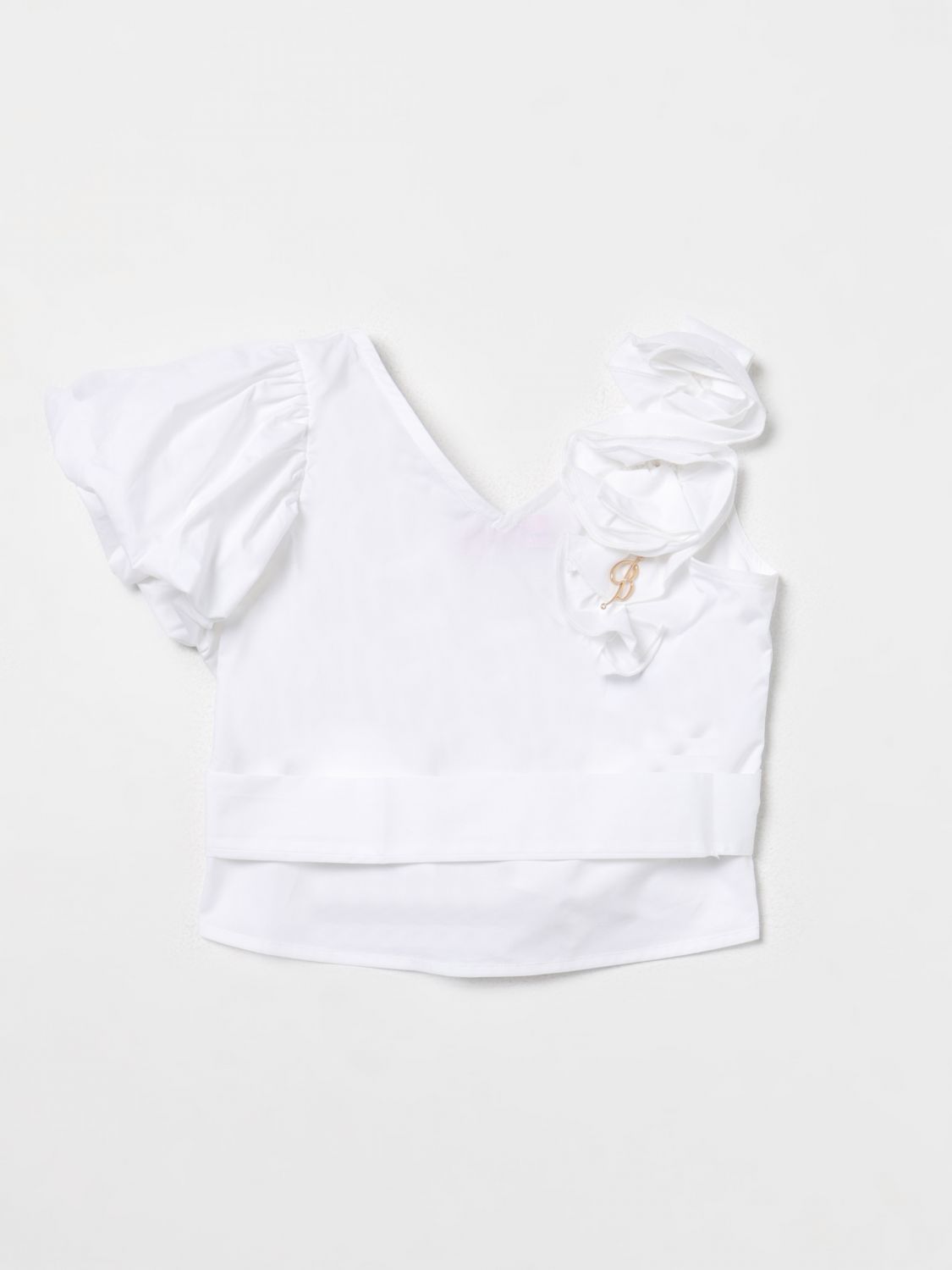 Miss Blumarine Top MISS BLUMARINE Kids color White