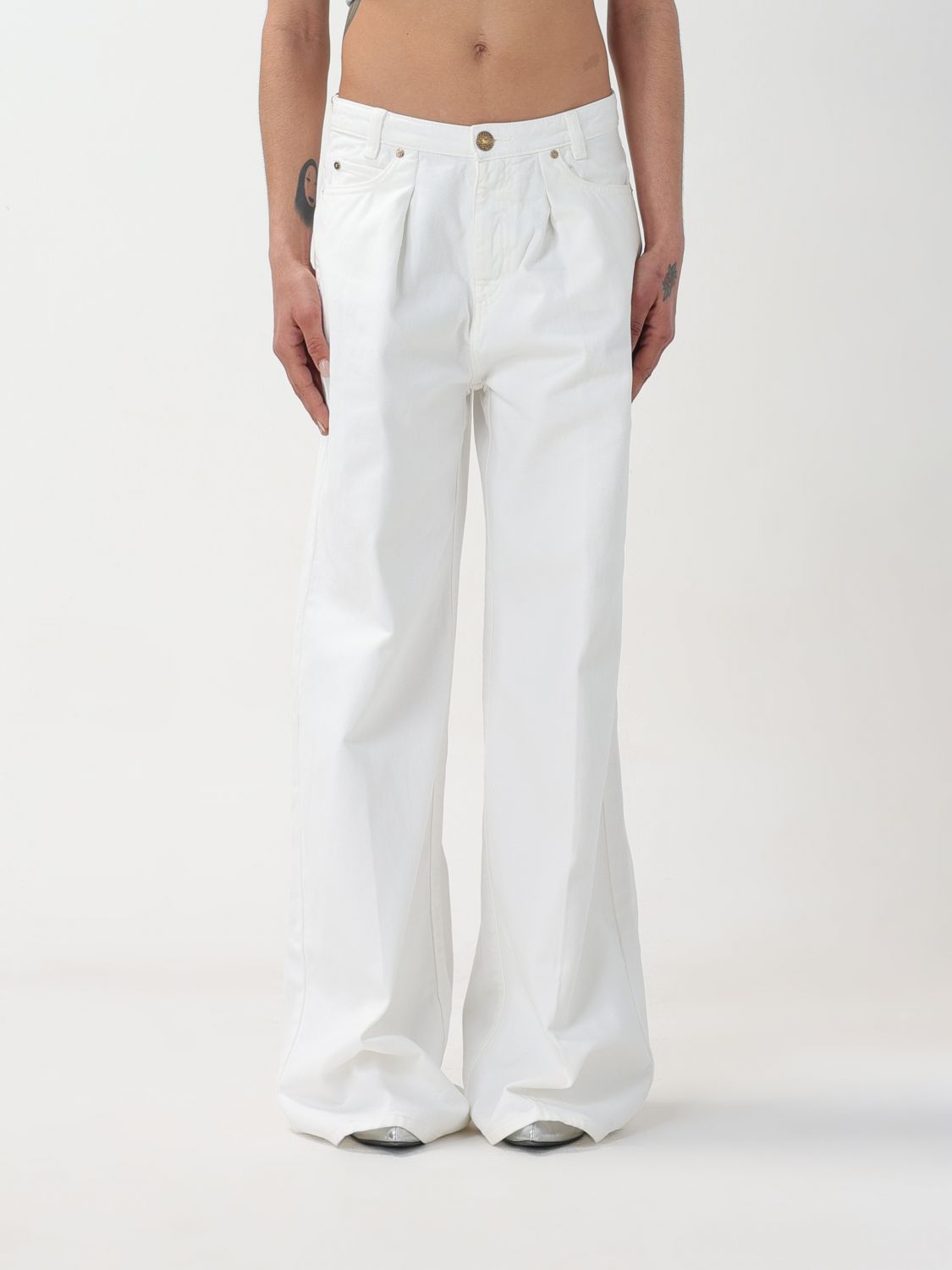 Pinko Trousers PINKO Woman colour White