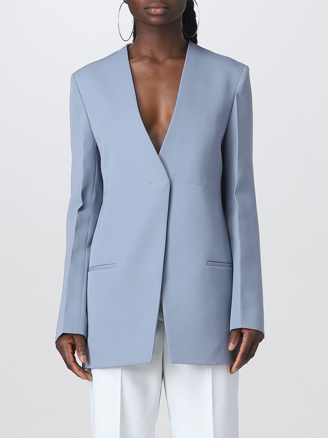 Jil Sander Blazer JIL SANDER Woman colour Blue