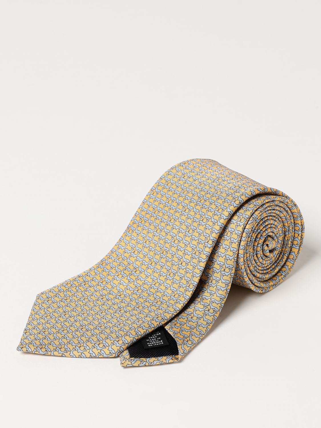 zegna Tie ZEGNA Men colour Yellow