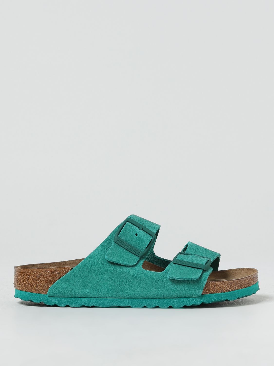 Birkenstock Flat Sandals BIRKENSTOCK Woman colour Green