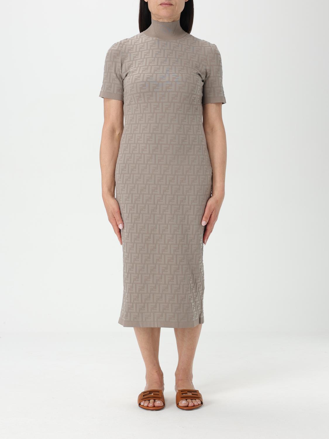 FENDI Dress FENDI Woman color Beige