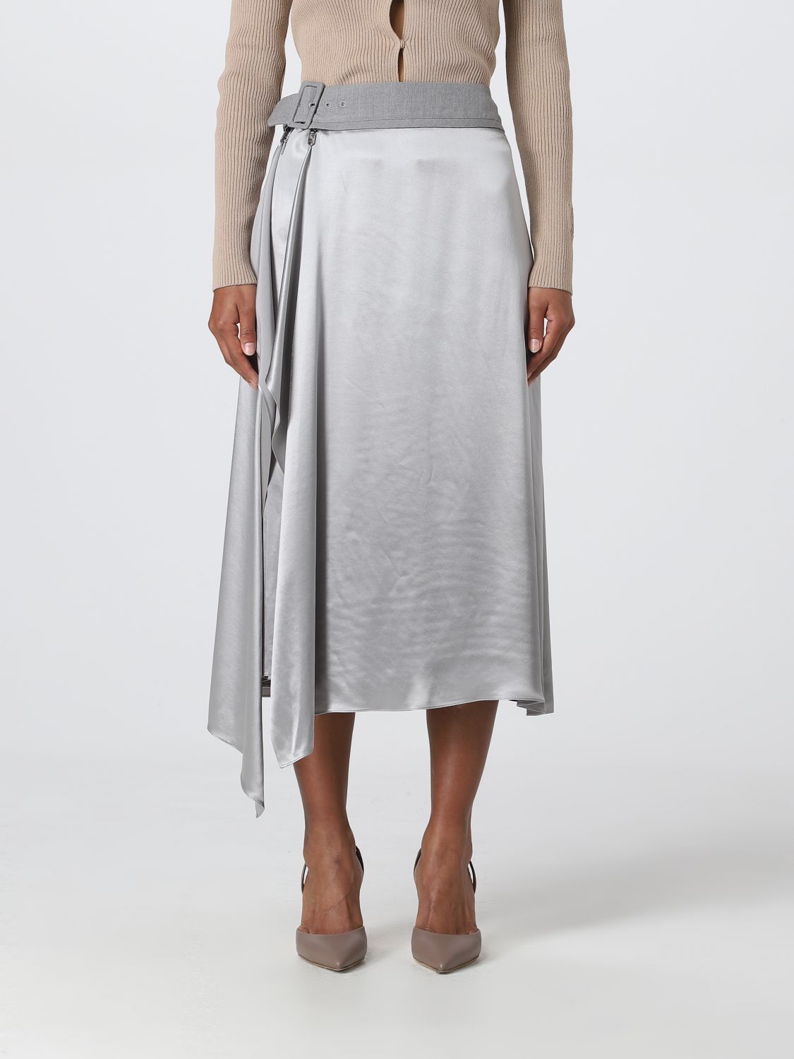 FENDI Skirt FENDI Woman colour Grey