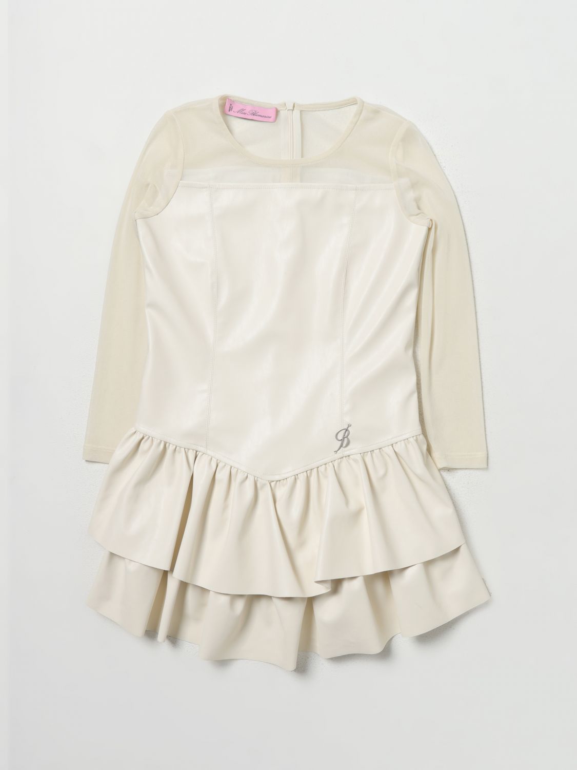 Miss Blumarine Dress MISS BLUMARINE Kids colour White