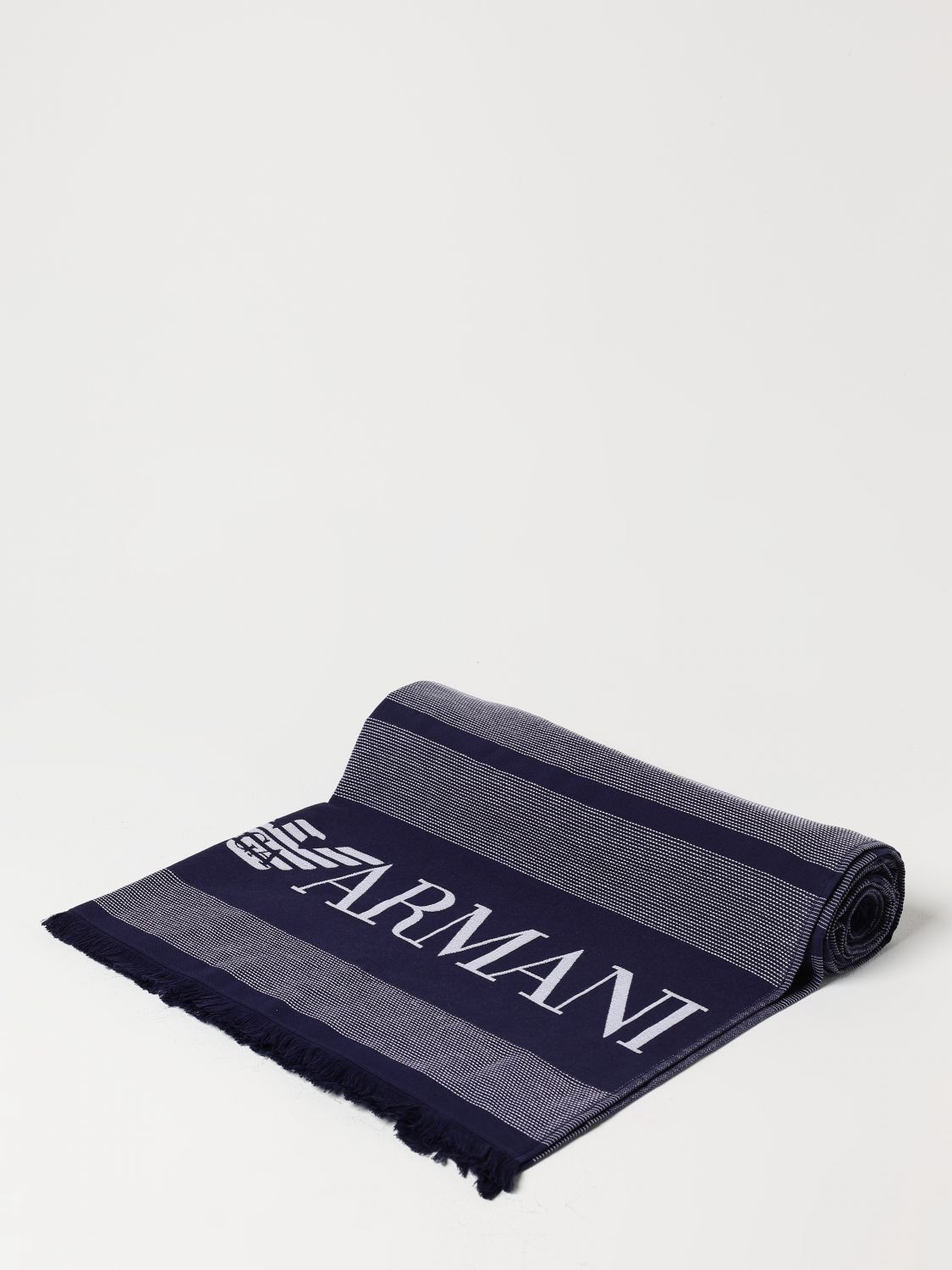  Beach Towel EMPORIO ARMANI SWIMWEAR Men colour Navy