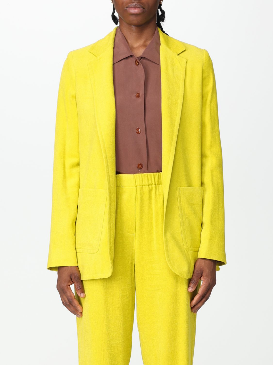 Alysi Blazer ALYSI Woman colour Yellow