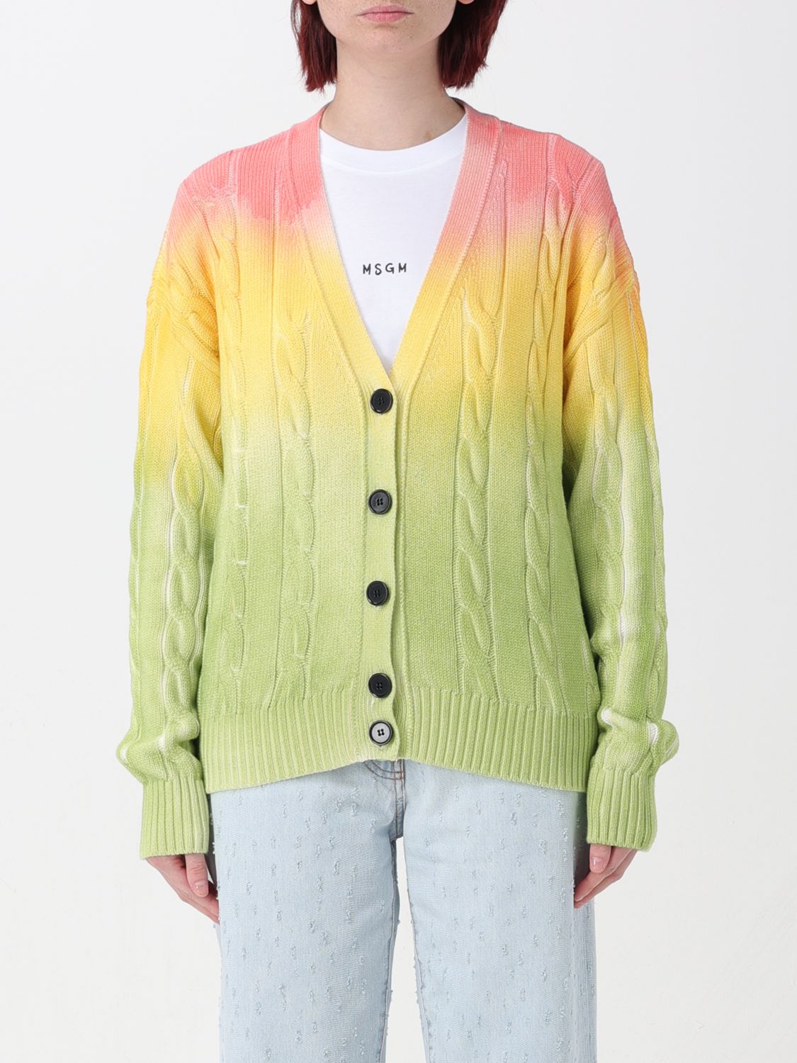 Msgm Cardigan MSGM Woman colour Multicolor