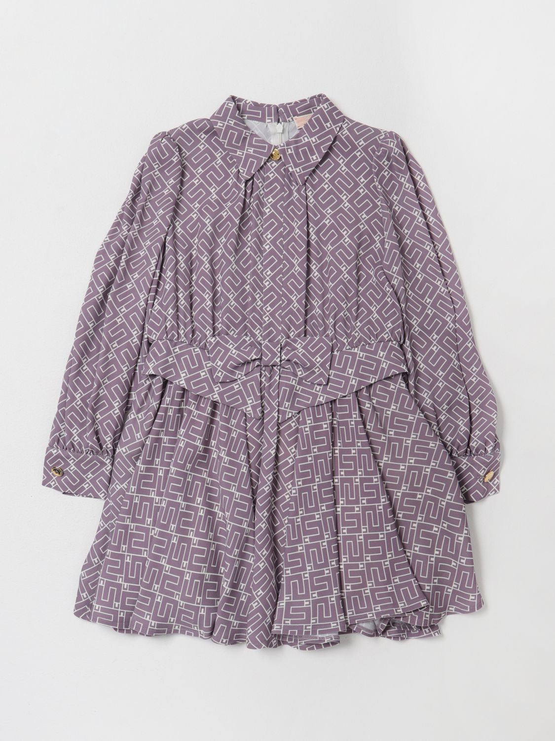 Elisabetta Franchi La Mia Bambina Dress ELISABETTA FRANCHI LA MIA BAMBINA Kids colour Violet