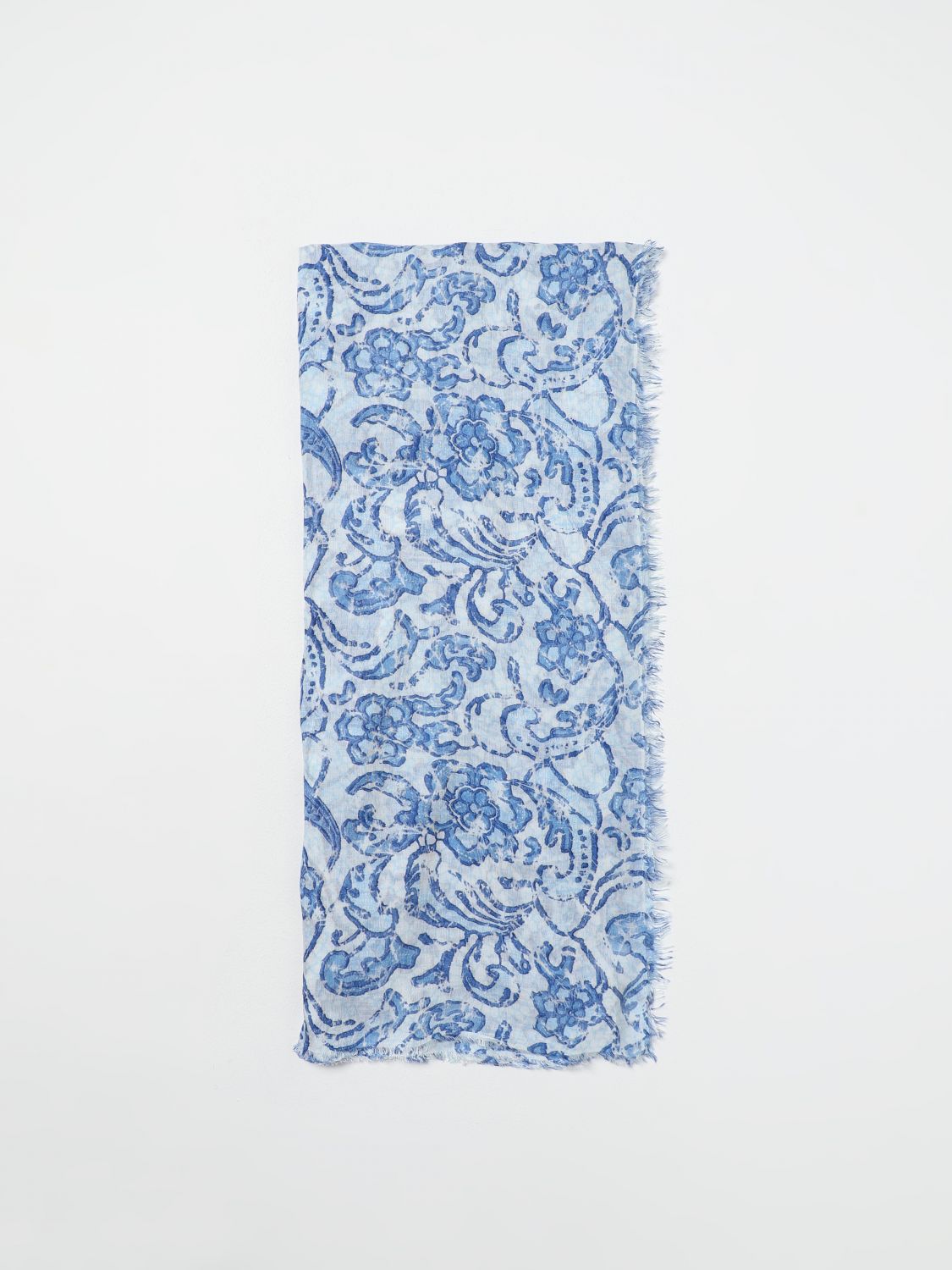 Faliero Sarti Scarf FALIERO SARTI Woman colour Blue