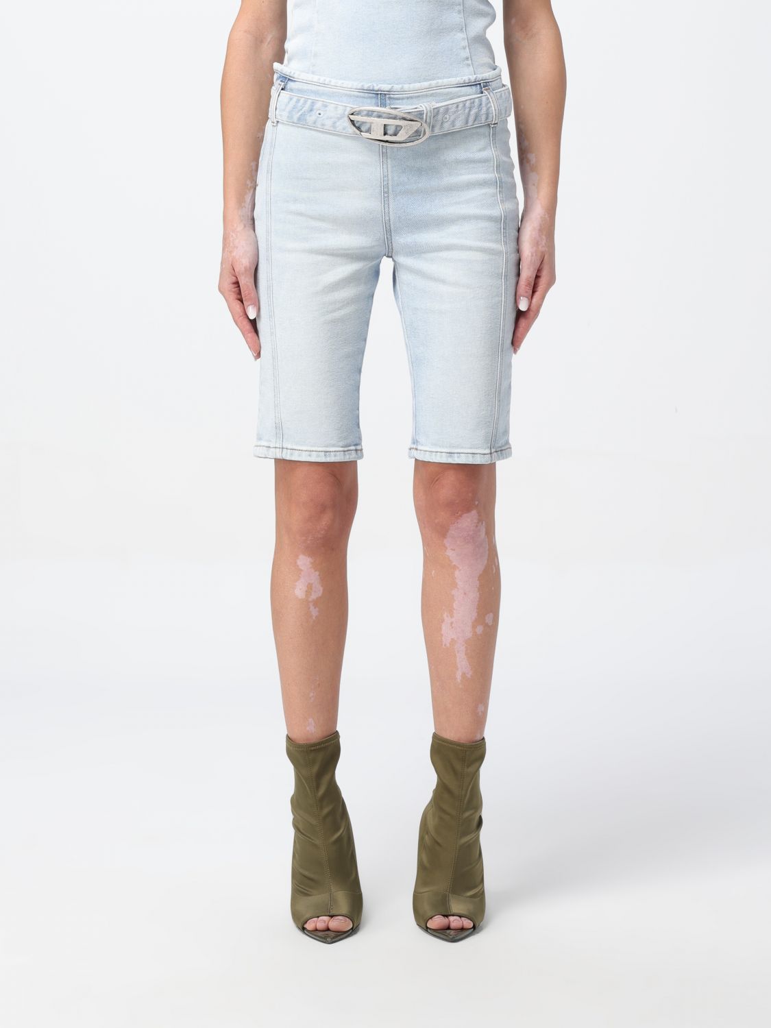 Diesel Short DIESEL Woman colour Denim