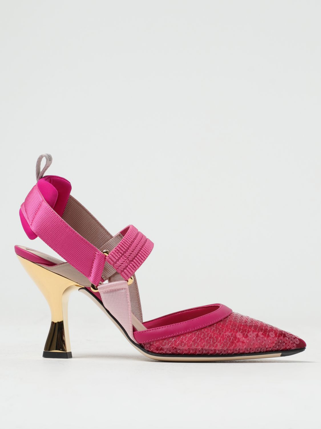 FENDI High Heel Shoes FENDI Woman colour Pink