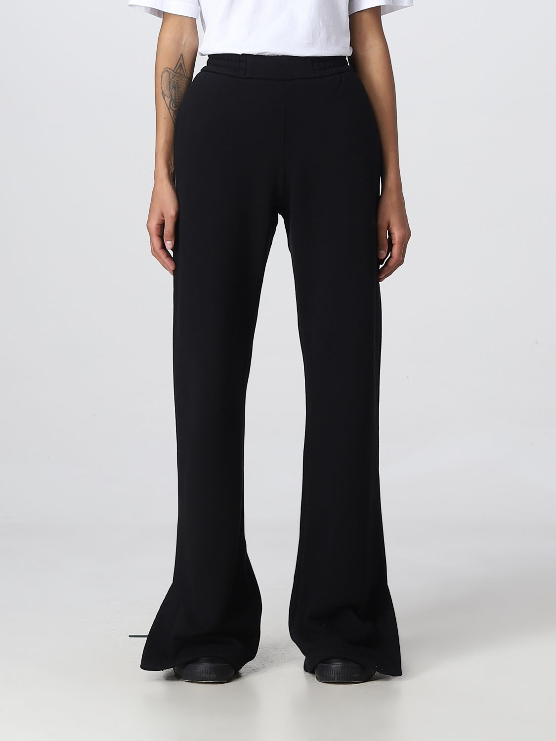 OFF-WHITE Trousers OFF-WHITE Woman colour Black