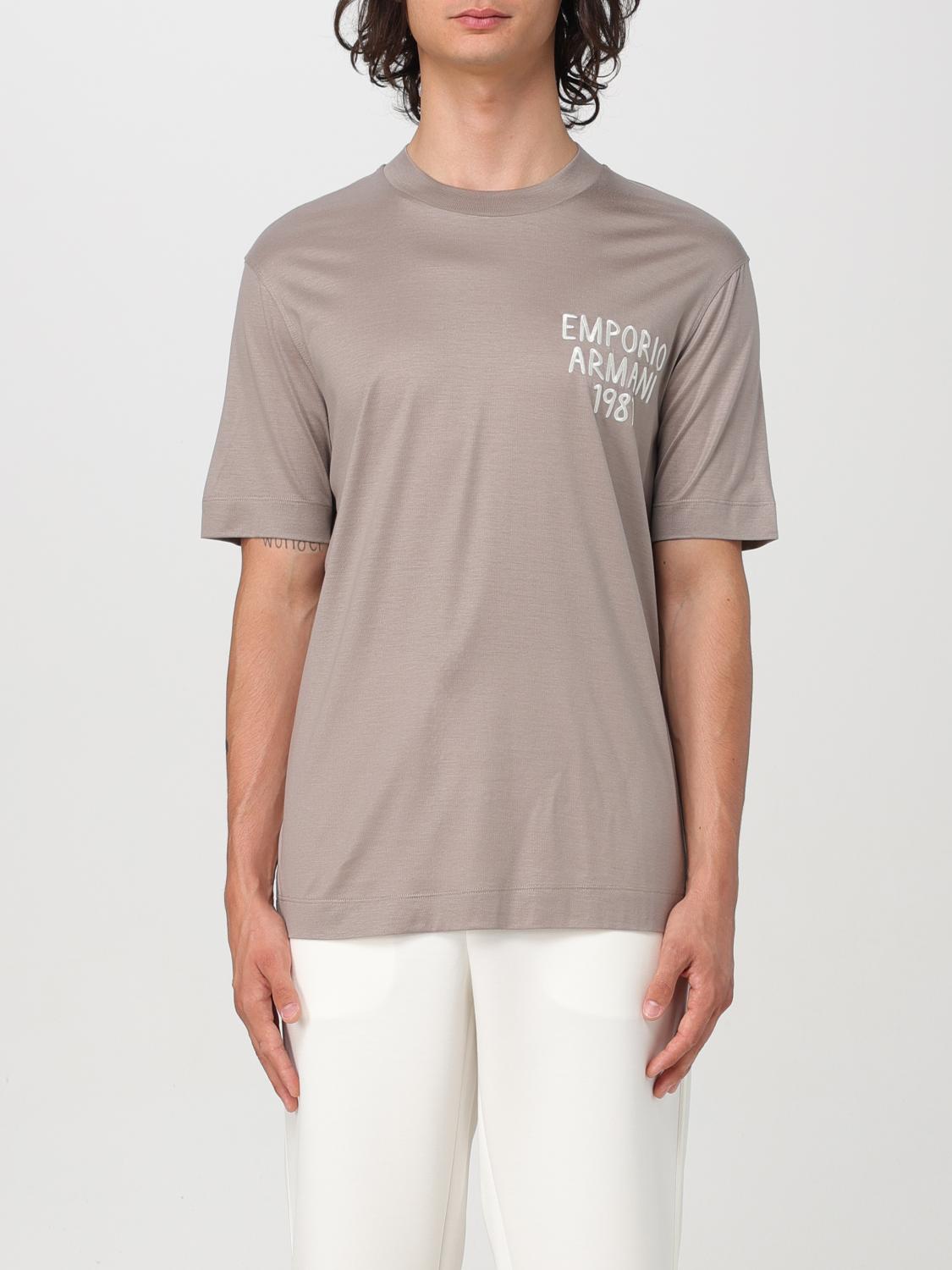 Emporio Armani T-Shirt EMPORIO ARMANI Men color Dove Grey