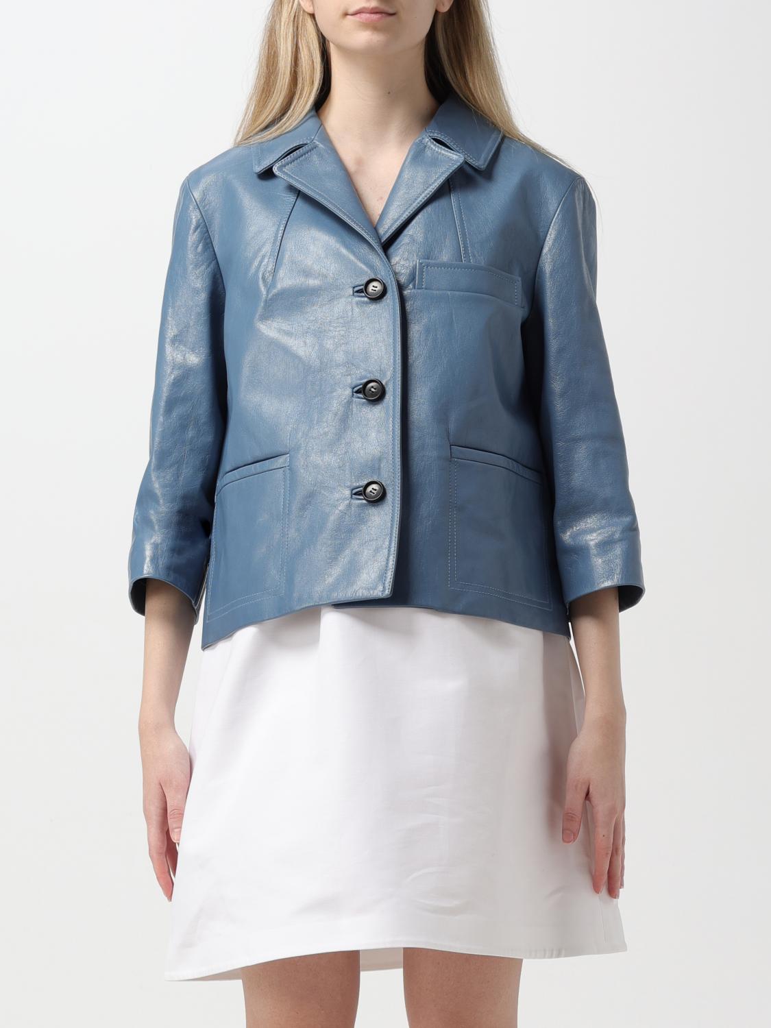 Marni Jacket MARNI Woman colour Gnawed Blue