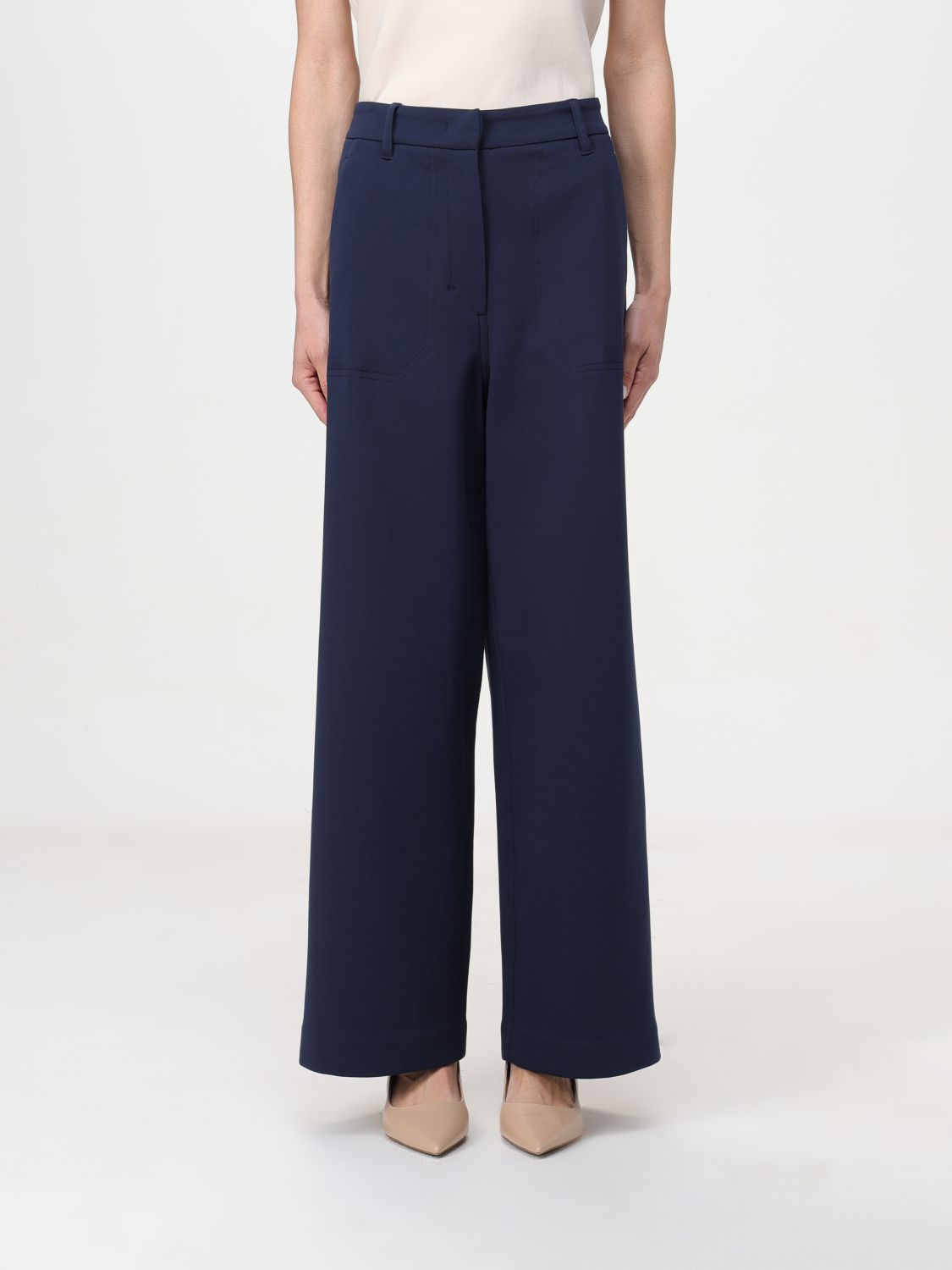  Trousers 'S MAX MARA Woman colour Blue