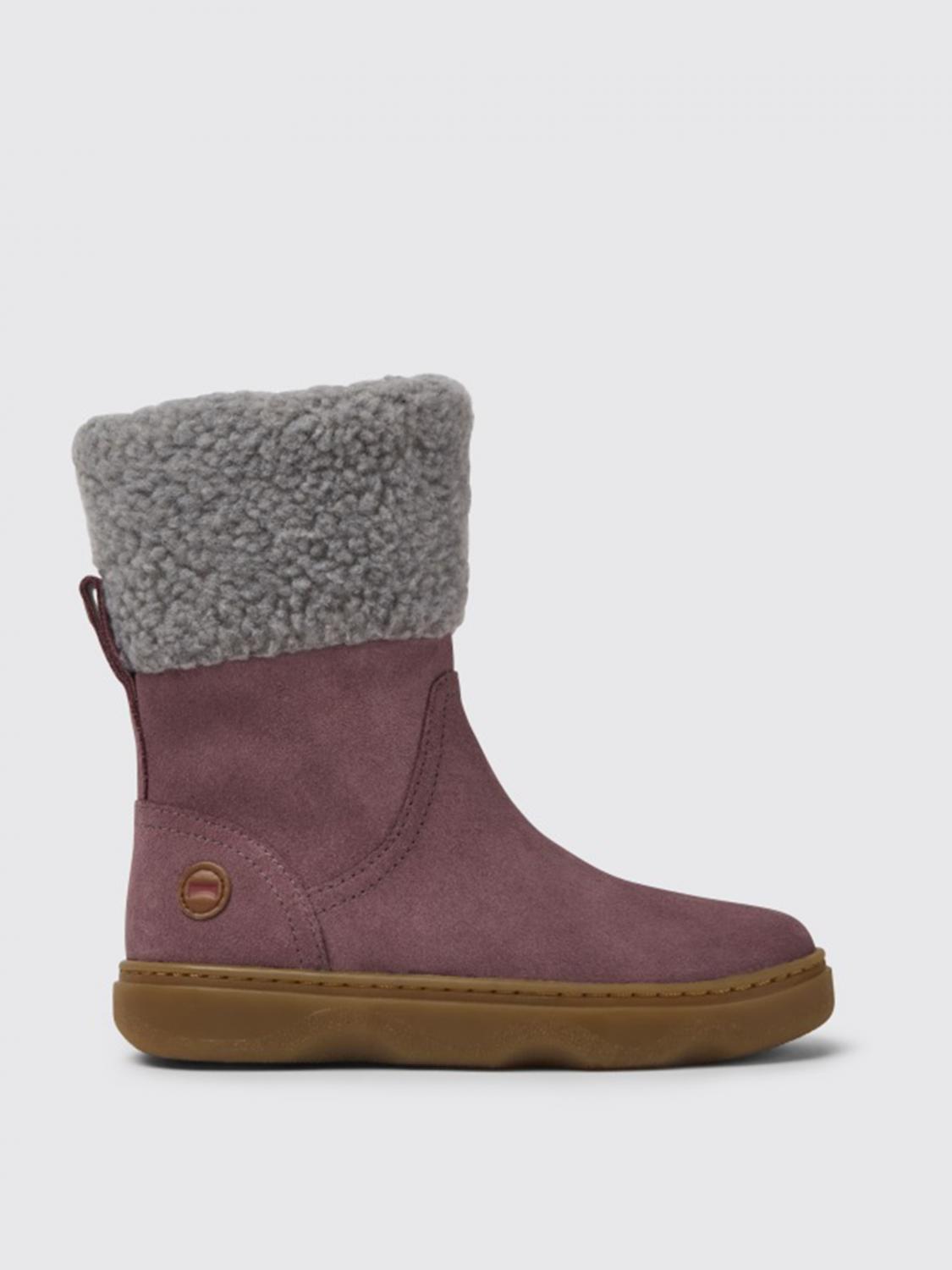 Camper Kido Camper boots in nubuck and recycled PET