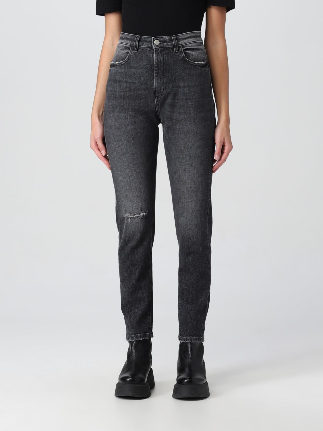 Icon Denim Los Angeles Jeans ICON DENIM LOS ANGELES Woman colour Grey