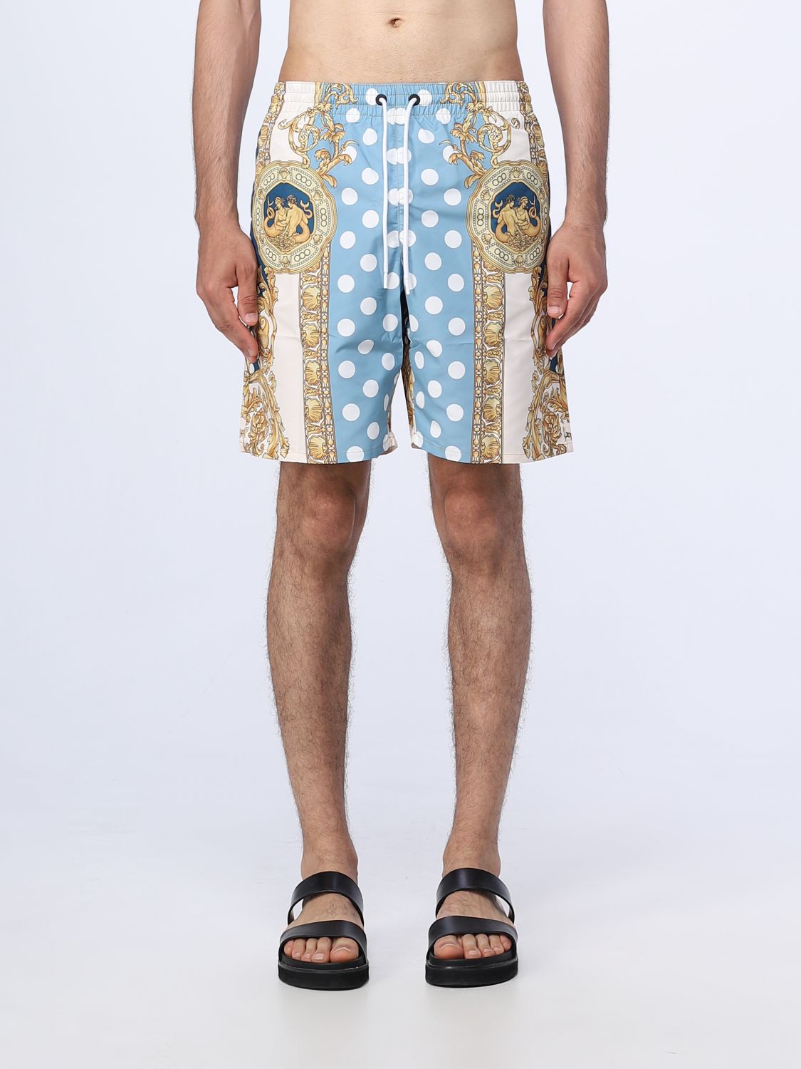 Versace Swimsuit VERSACE Men colour Gnawed Blue